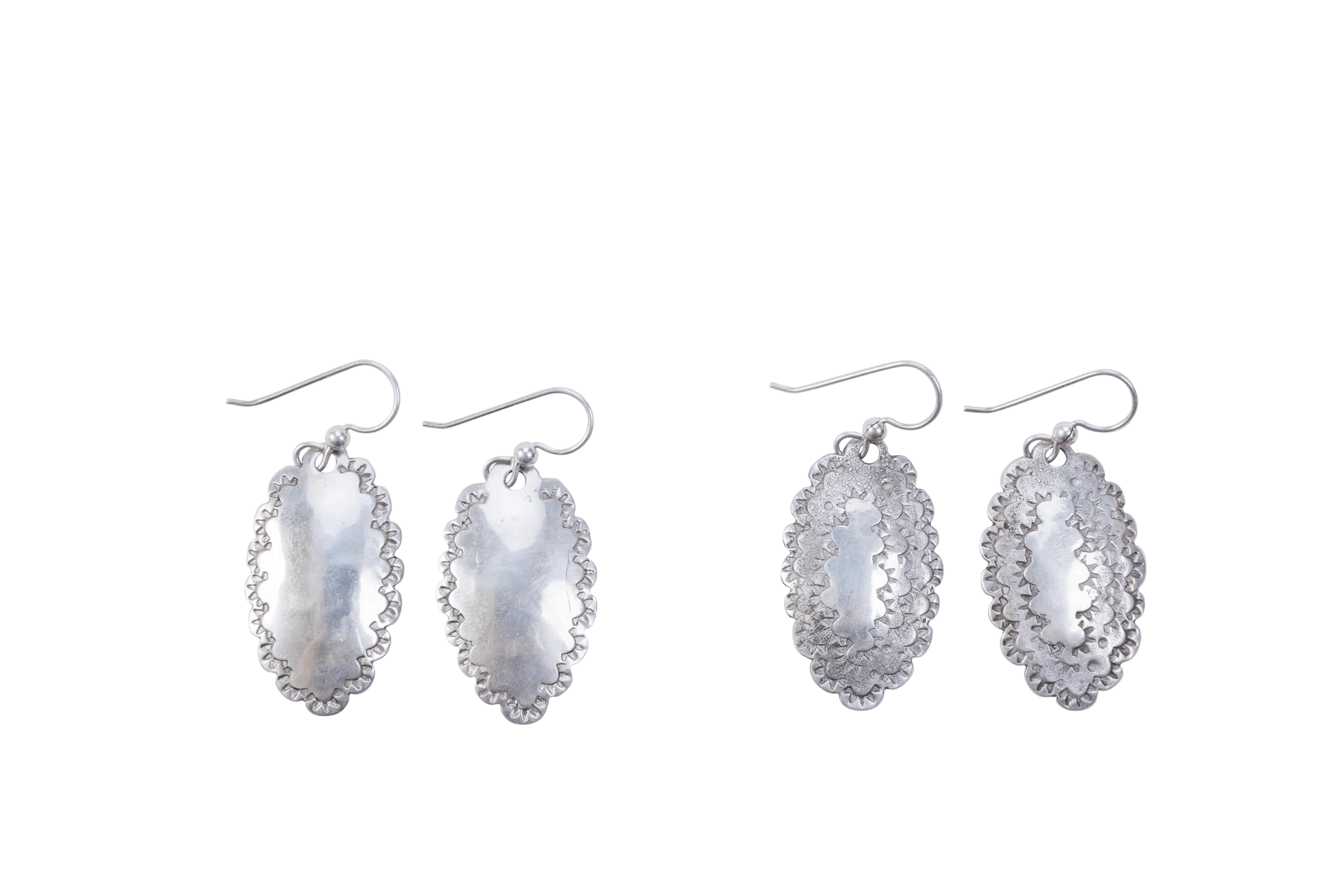 Big Bend Hand Hammered Silver Earrings - Roosevelt Dime | Harmonie