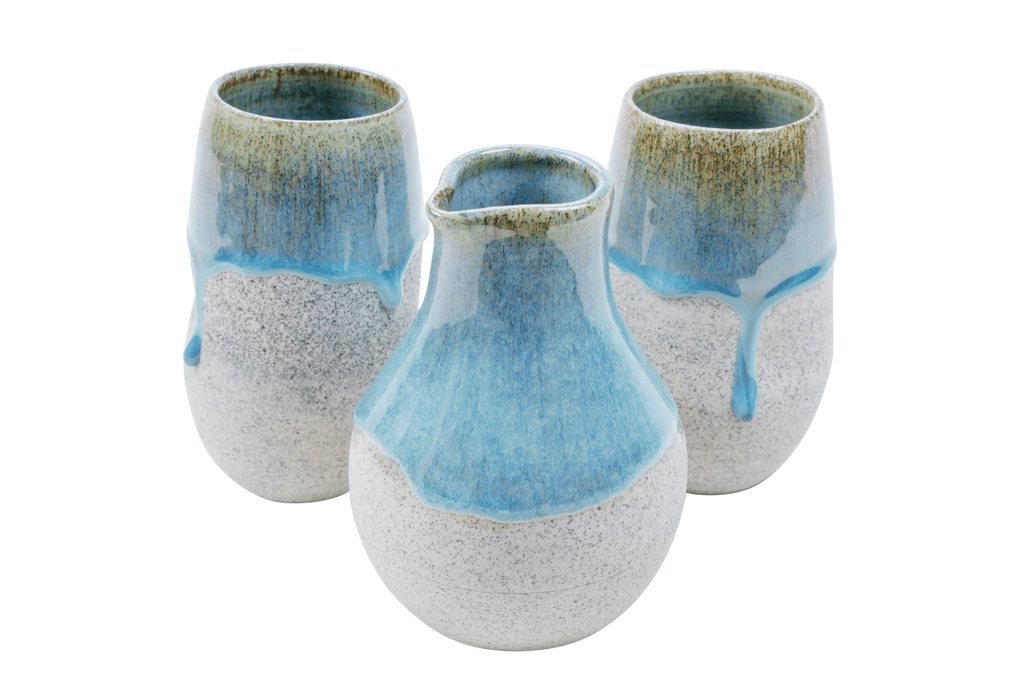 Ceramic Decanter & Goblets - Sustainable | Harmonie