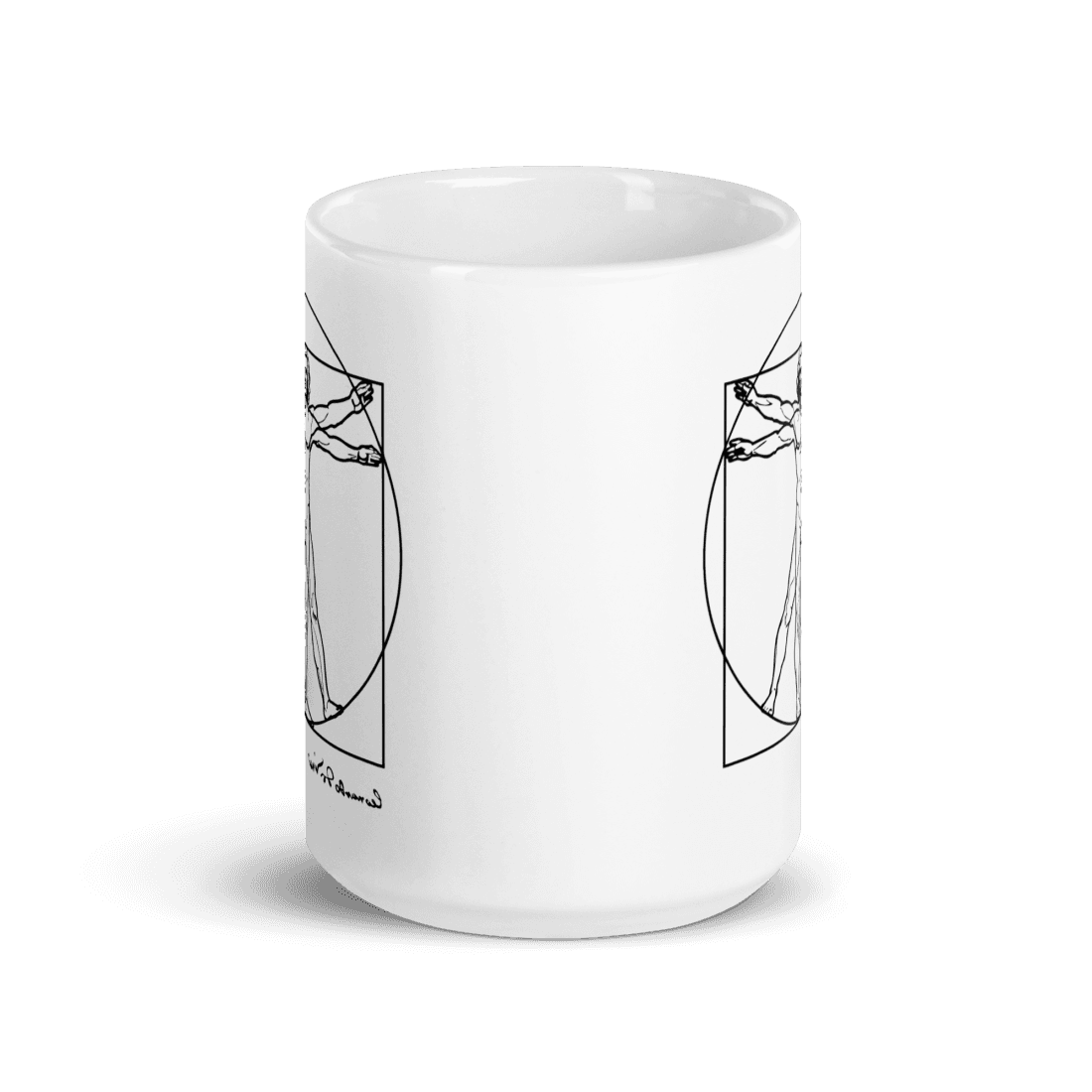 Leonardo Da Vinci, Vitruvian Man Sketch Mug